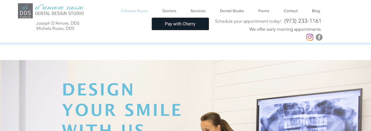 D'Amore Russo Dental Design Studio Website